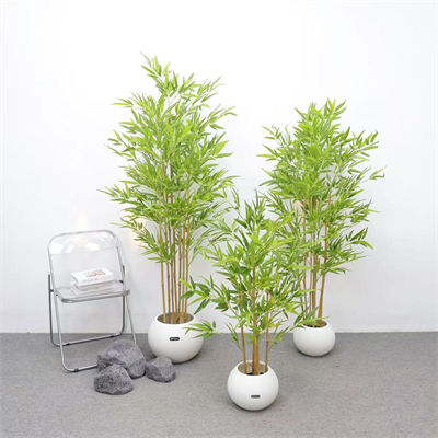 Golden bamboo tree